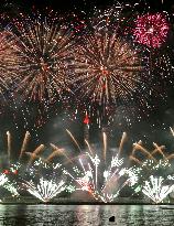 Fireworks in Pyongyang