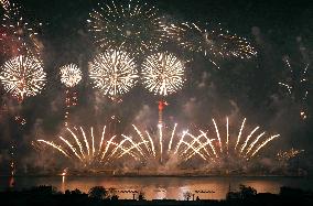 Fireworks in Pyongyang