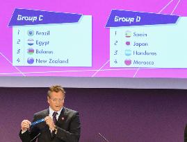 Draw for Olympic soccer tournaments