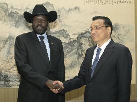 S. Sudan president in China