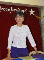 Suu Kyi to take parliament oath of office