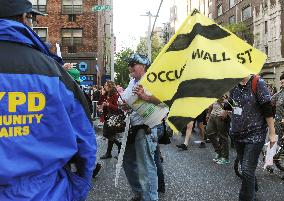 Occupy May Day protest in New York