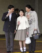 Crown prince, family in Tochigi
