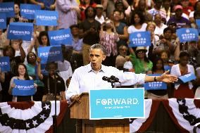 Obama at Richmond election rally