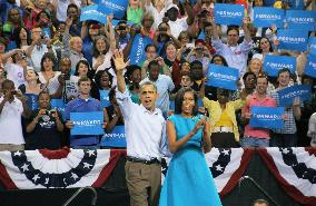 Obama at Richmond election rally