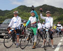 Cycling routes promoted for foreigners around Seto Island