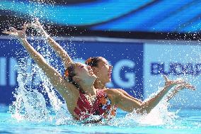 Artistic swimming: World championships in Budapest