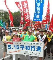 Peace march in Okinawa