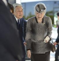 Imperial couple in disaster-hit Sendai