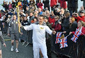 London Olympic torch relay starts at Land's End