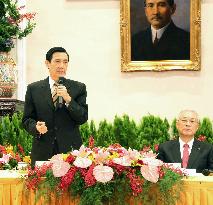 Taiwan President Ma sworn in for second term