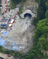 Explosion occurs at tunnel construction site