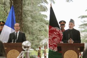 Hollande in Afghanistan