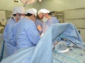 Myanmar girl undergoes surgery in Japan