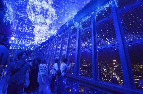 Indoor "Milky Way" at Tokyo Tower