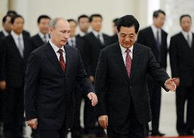 Russian, Chinese presidents