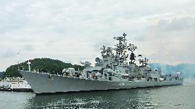 Indian navy ship in Yokosuka