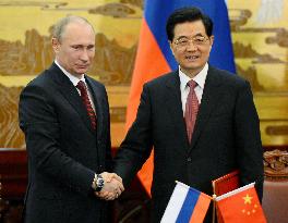 Russian, Chinese presidents