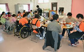 Handicapped people in Fukushima