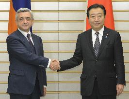 Armenian President Sargsyan visits Japan