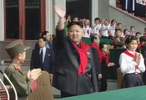 N. Korea leader Kim before children