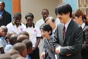 Japan prince, princess in Uganda