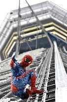 Spider-Man at Osaka tower