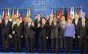 G-20 leaders in Mexico