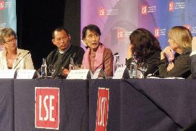 Suu Kyi in Britain