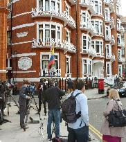 Assange seeks asylum at Ecuador embassy in London