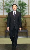 Japan prince leaves for Saudi Arabia