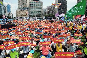 Taxi strike in S. Korea