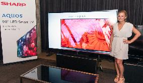 Sharp to launch world's largest liquid crystal TV in U.S.