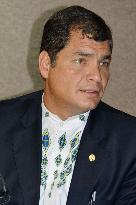 Ecuadorian President Correa in Brazil