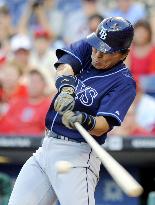 Rays' Matsui against Phillies