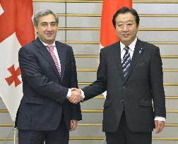 Japan, Georgia agree to bolster economic ties