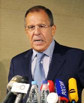 Lavrov in press conference