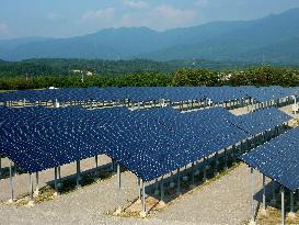 Solar power plant in Niigata