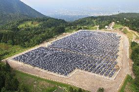 Solar power plant in Gunma