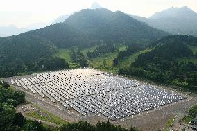 Solar power plant in Gunma