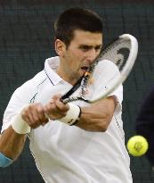Djokovic advances to quarterfinals at Wimbledon