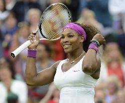 S. Williams advances to semifinals at Wimbledon