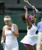 Serena Williams advances to final at Wimbledon