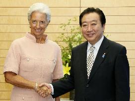 IMF chief in Japan