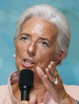 IMF chief in Japan