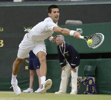 Djokovic defeated by Federer at Wimbledon