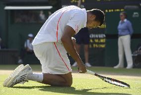 Tsonga defeated by Murray at Wimbledon