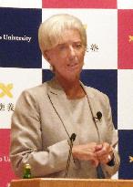 IMF chief Lagarde in Tokyo