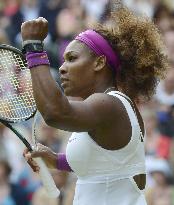 Serena Williams wins women's singles at Wimbledon
