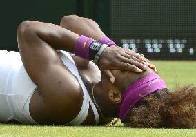 Serena Williams wins women's singles at Wimbledon